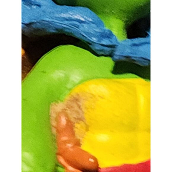 VTG Franklin the Turtle Knight W Blue Cape Toy PVC Figure Figurine 3" RARE READ - Picture 4 of 12